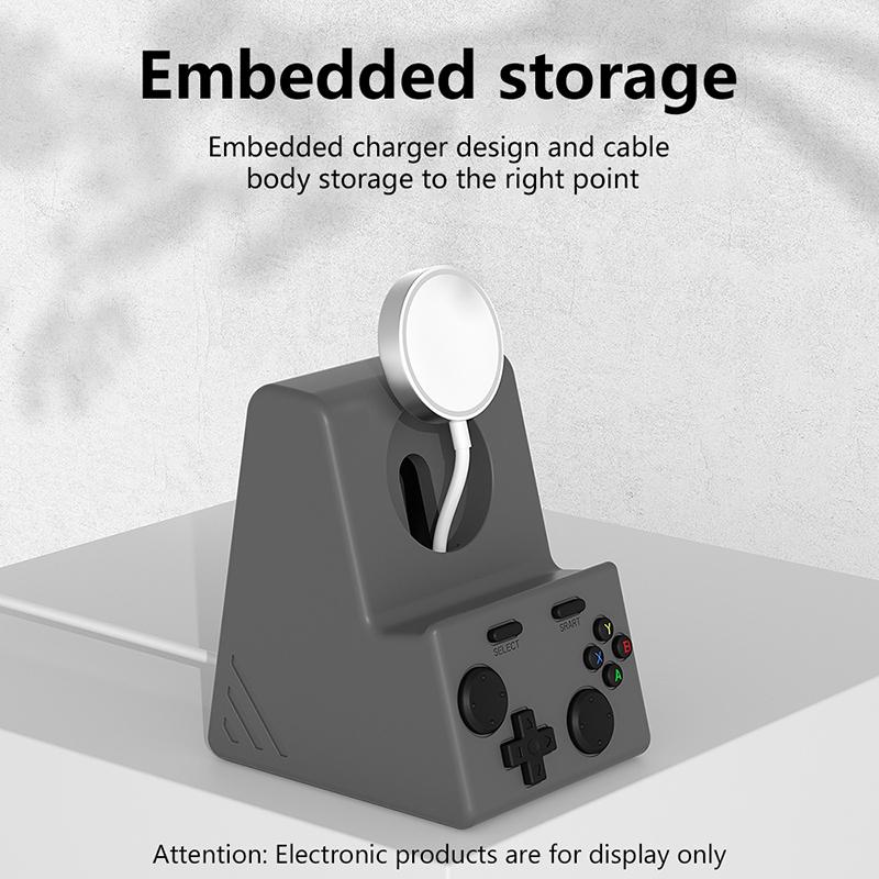 Ladegerätständer Silikon-Dock Ladestation Dockhalter Platzsparender Ladeständer Für Apple Watch Serie 10 46mm 49mm