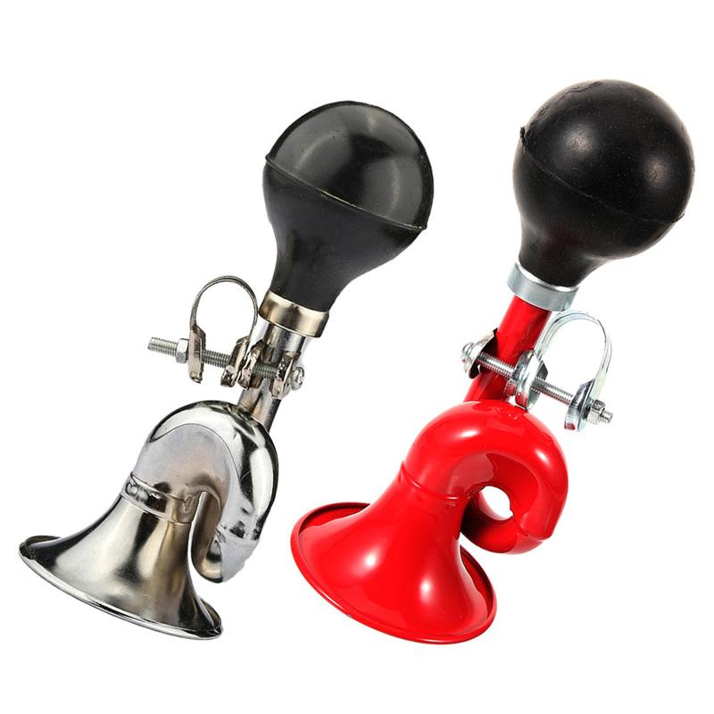 2Pcs Vintage Bike Horn Compact Handlebar Horn Loud Clear Sound Safety Warning for Road Mountain Bike Accessory
