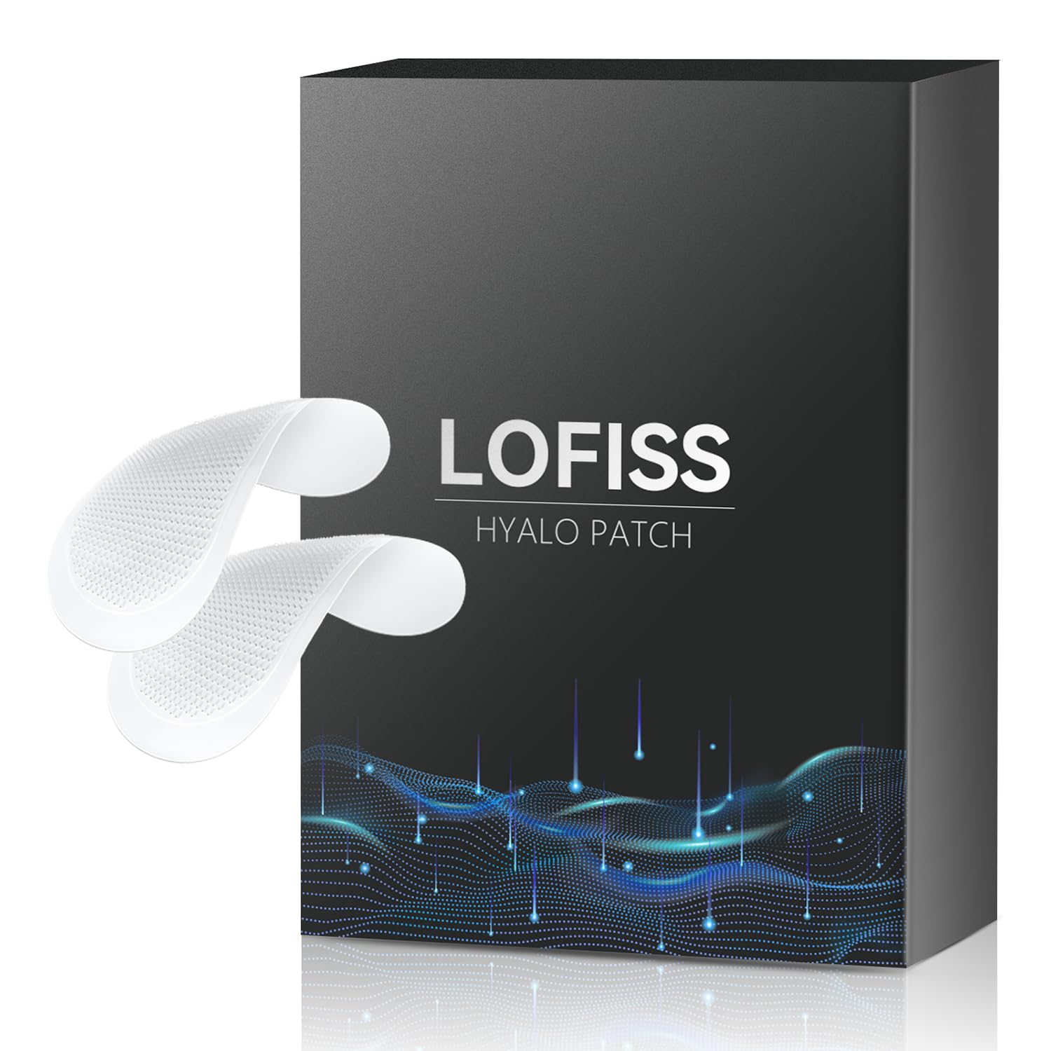 

Гиалуроновая кислота Патчи для глаз с микроиглами, 4 применения (8 патчей), Унисекс, Нашивка,