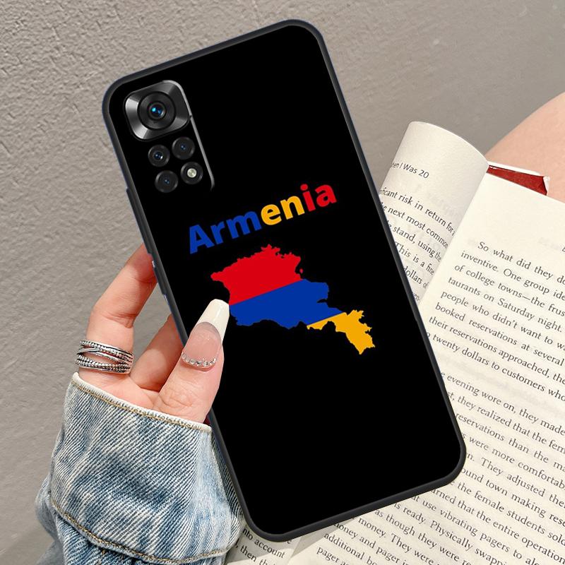 Armenia Armenian Flag Phone Case For Xiaomi Redmi Note 14 13 12 9 10 11 15 Pro Plus 13C 10C 12C 14C 15C Cover