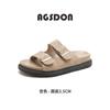 Augustus Denboken Slippers Women's Summer 2025 New Wear Platform Flat Sandals Beach Fashion Sandals