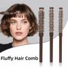 3Pcs Nylon Bristles Curly Hair Styling Comb Aluminum Tube Hair Root Comb  Home Use