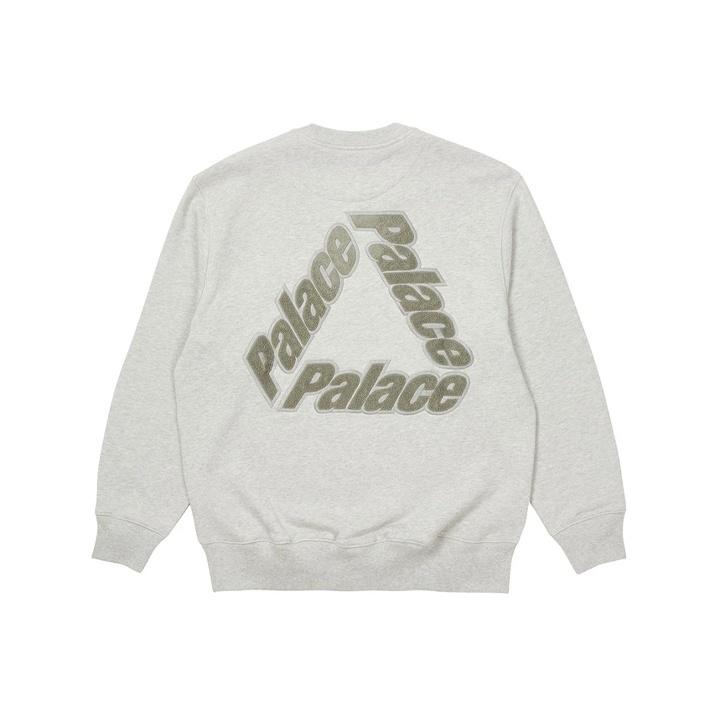Palace Letter Logo Pattern Hoodie Unisex Hoodies Gray P20CS007
