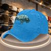 Baseballkappe mit Wildbüffel-Waldtextur, verstellbare Schirmmütze für Outdoor-Partys, Freizeitkleidung