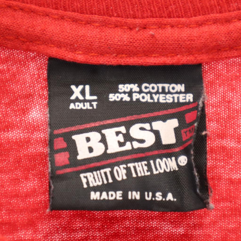 FRUIT OF THE LOOM NEJLEPŠÍ 90. léta Vyrobeno v USA Staré Pánské tričko s krátkým rukávem Použité