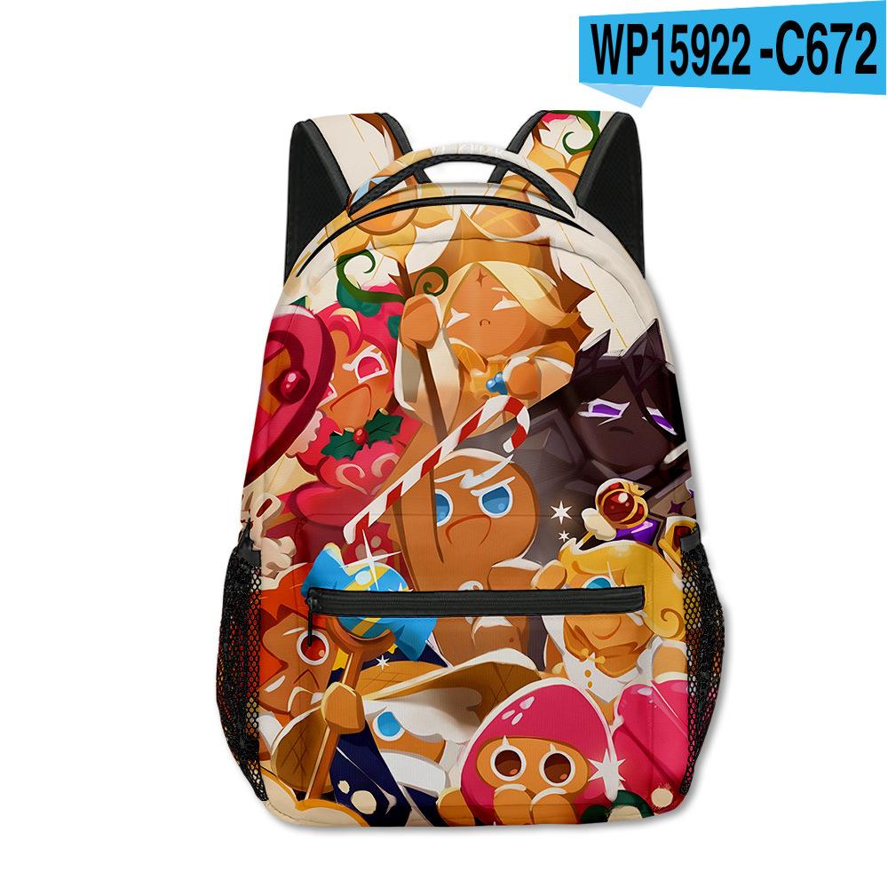 Luxury Popular Funny Shadow Milk Plush Student Bookbag Notebook Backpacks 3D Print Oxford Waterproof Boys/Girls Travel Backpacks