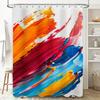 Colorful abstract pattern shower curtain waterproof home bathroom decor accessory for sale on .com Buy it now