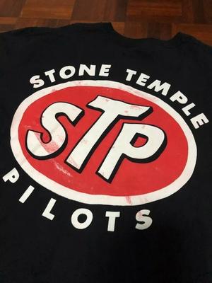 Stone Temple Pilots Camiseta Unisex Negra 100% Algodón Reimpresa S5XL Camiseta Unisex