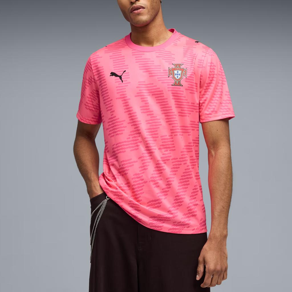 Puma X PORTUGAL X SALEHE BEMBURY Goalkeeper Jersey 'Sun Struck Fluro Pink Pes' Men's 787101-81