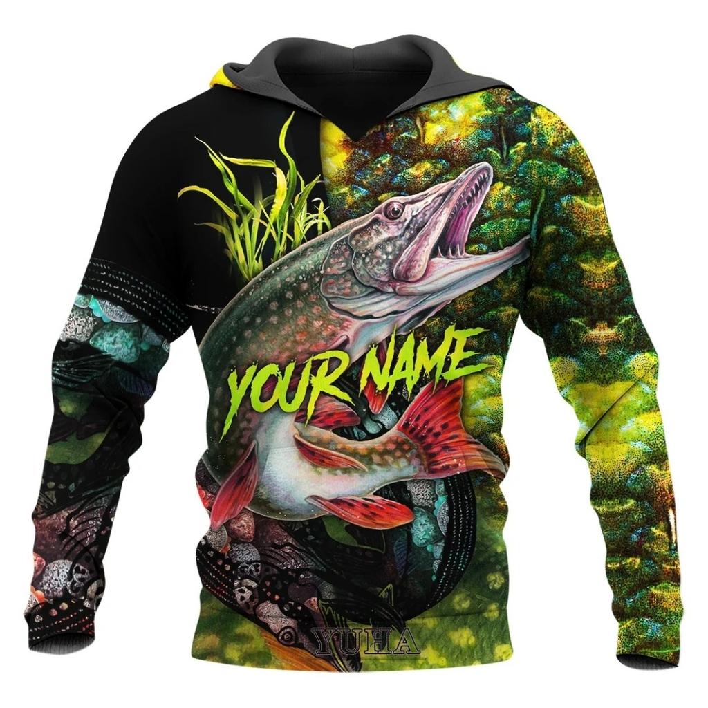 Animal Fisher Marlin Sweatshirts Man Tracksuit Fishing Camo Hoodies For Men Fashion Streetwear Harajuku Y2k 3D Print Pullovers