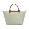 Longchamp Große Kapazität Marke Logo Nylon Tragetasche Damen Tragetaschen Khaki Grau L1623089349