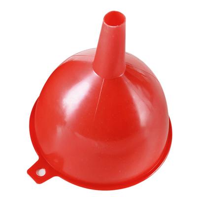 Red Plastic Funnel Large Caliber Thicken Prevent Deformation Oil Funnels Industrial Funnel