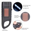 AT5503 ABS Plastic Solar Hand Crank Flashlight Emergency LED Portable Torch for Climbing