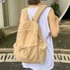 1pcs Women's backpack Drawstring Solid Color Backpacks Design Women's Soft Solid Color Simple Versatile Backpack