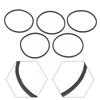 5pcs For Carb 693981 280492 Rubber Lawn Mower Accessories Gardening Parts Carburetor Float Bowl Gaskets O-Ring