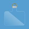 Universal Mobile Phone Anti-lost Lanyard Card Gasket Transparent Tpu Detachable Phone Hanging Cord Strap Patch Tether Pad