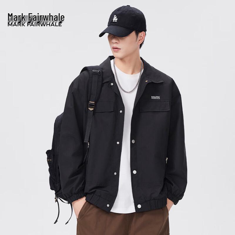 

Mark Fairwhale Men s Color Block Loose Fit Workwear Jacket 3XL