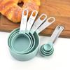 8-Piece Measuring Spoon and Cup Set with Stainless Steel Handles for Baking