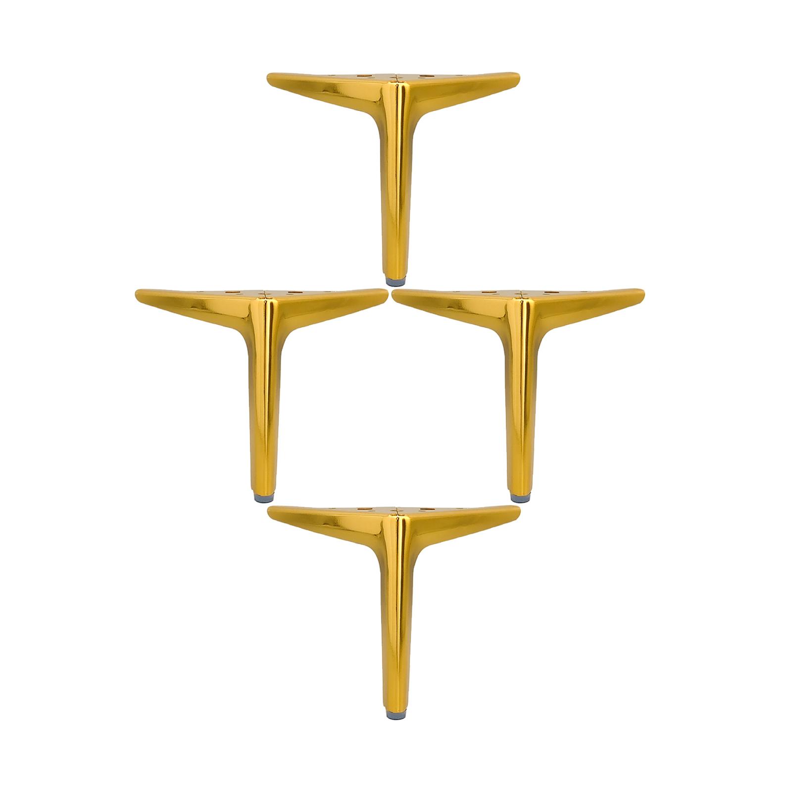 

4 шт. Металлические ножки для мебели Современные стили Ножки-заменители Ножки для дивана для книжной полки, дивана, шкафа, стула, журнального столика прозрачный