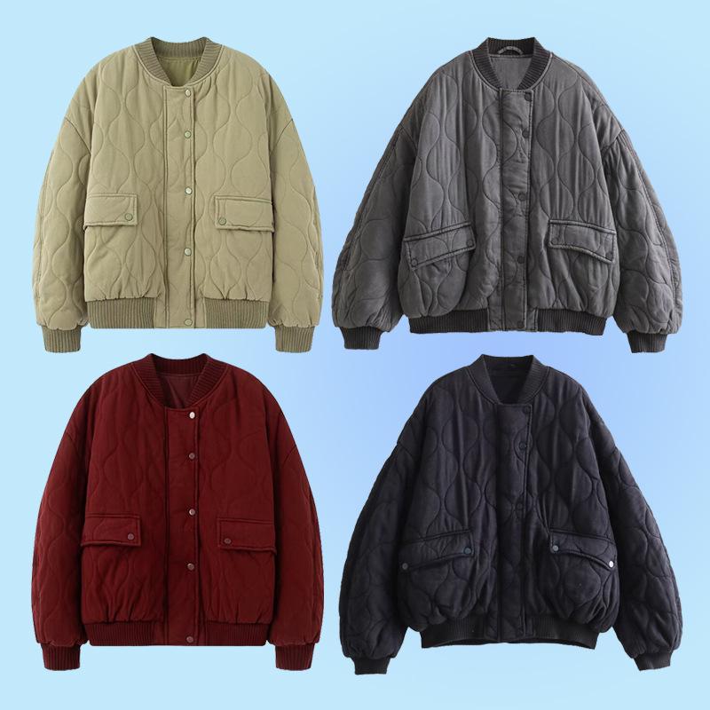 Hot Selling Women's Winter Cotton Pilot Jacket - Loose Fit
