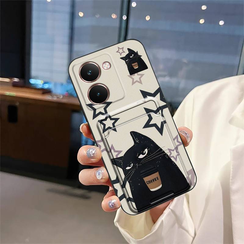 Graffiti Waterproof Phone Case For Realme P3 Ultra 5G Card Sleeve Anti-dust Card Slot Back Cover Cover Anti-knock Cute