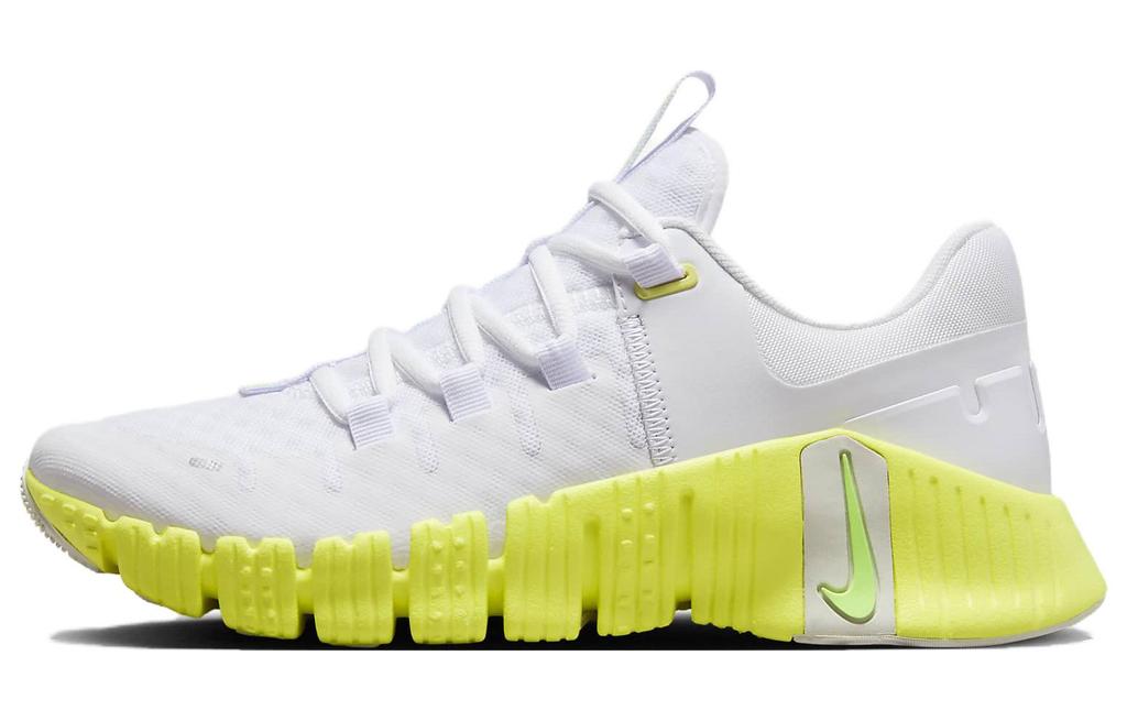 Nike Kostenlos Metcon 5 Weiß Limettengrün Damen DV3950-106