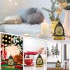 Water-Filled Christmas Wind Lantern Sculpture Kawaii Christmas Plastic Ornament  Living Room