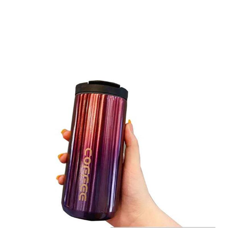 New 350/500ml Travel Coffee Mug Double Stainless steel Coffee Thermos Mug Portable Car Vacuum Flasks Thermo Cup Water Bottler
