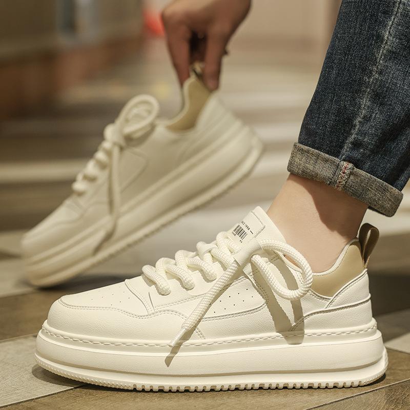 Black and white panda bread shoes platform men's shoes 2025 new breathable little white shoes versatile sports and leisure board shoes trendy shoes