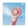 Portable Handheld Spray Fan Water Spray Mist Fan Student Dormitory  Fan Summer Supplies Outdoor Cooling Tool,White