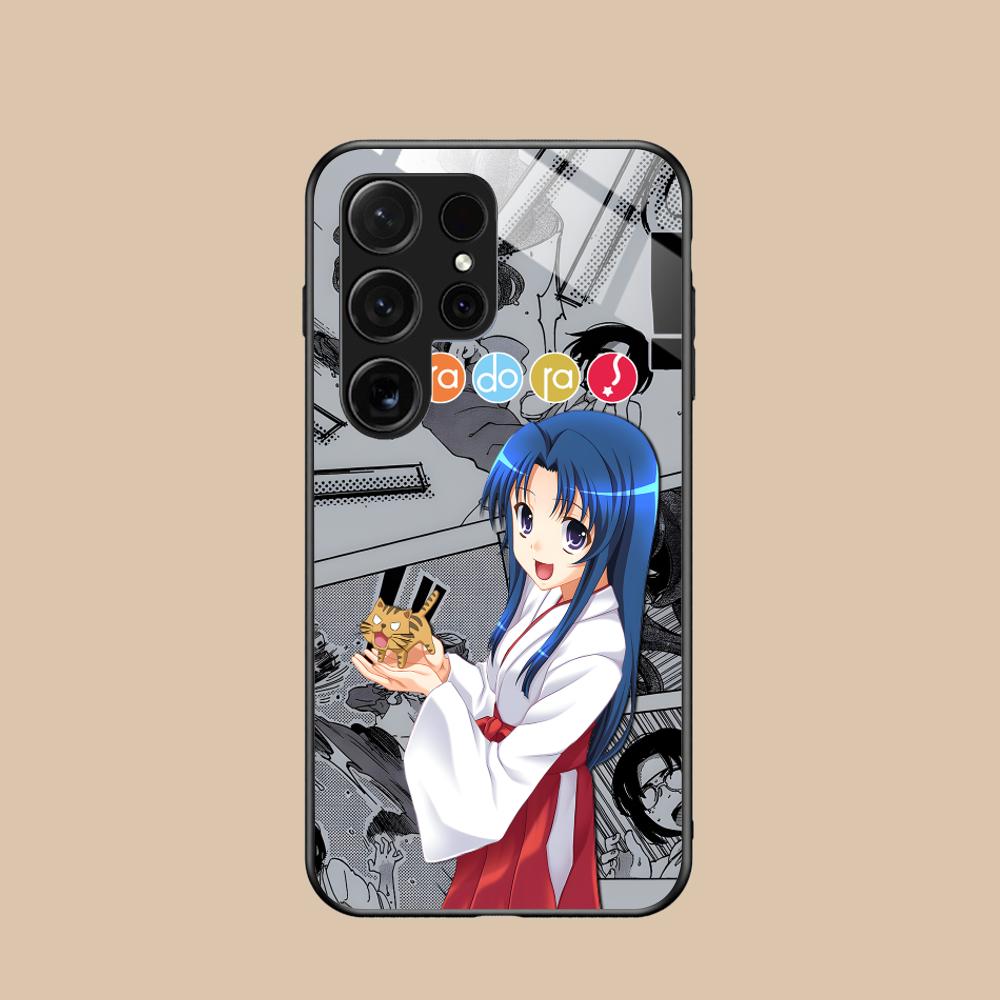 

Toradora Kawashima Phone Case for Samsung Galaxy S26 S25 S24 S23 S22 S21 S20 Note20 Plus FE Ultra Glass Protective Cover Galaxy S25