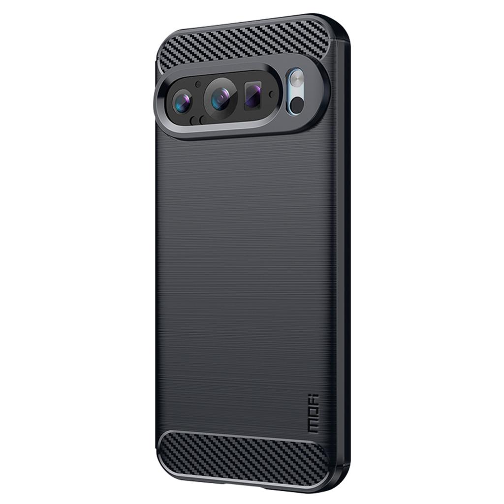 MOFI JK TPU Series-1 For Google Pixel 9 TPU Case Slim Phone Cover Carbon Fiber Texture