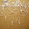 100Pcs/500Pcs Earring Hook Coil Ear Wires for DIY Jewelry Making Findings Repair