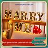 Golden Luminous Letter and Number Lights for Happy Birthday and Proposal Decorations