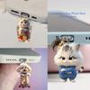 Cartoon Design Animal Dust Plug Pendant for Iphone/Android Phone Decoration