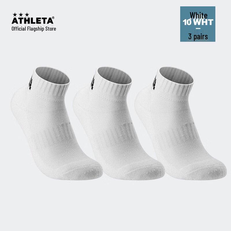 ATHLETA Unisex Sport Ankle Socks (3-Pair Pack)