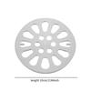 5 Pieces Floor Drain Cover Shower Drainer Cover for Bathroom Basement Toilet