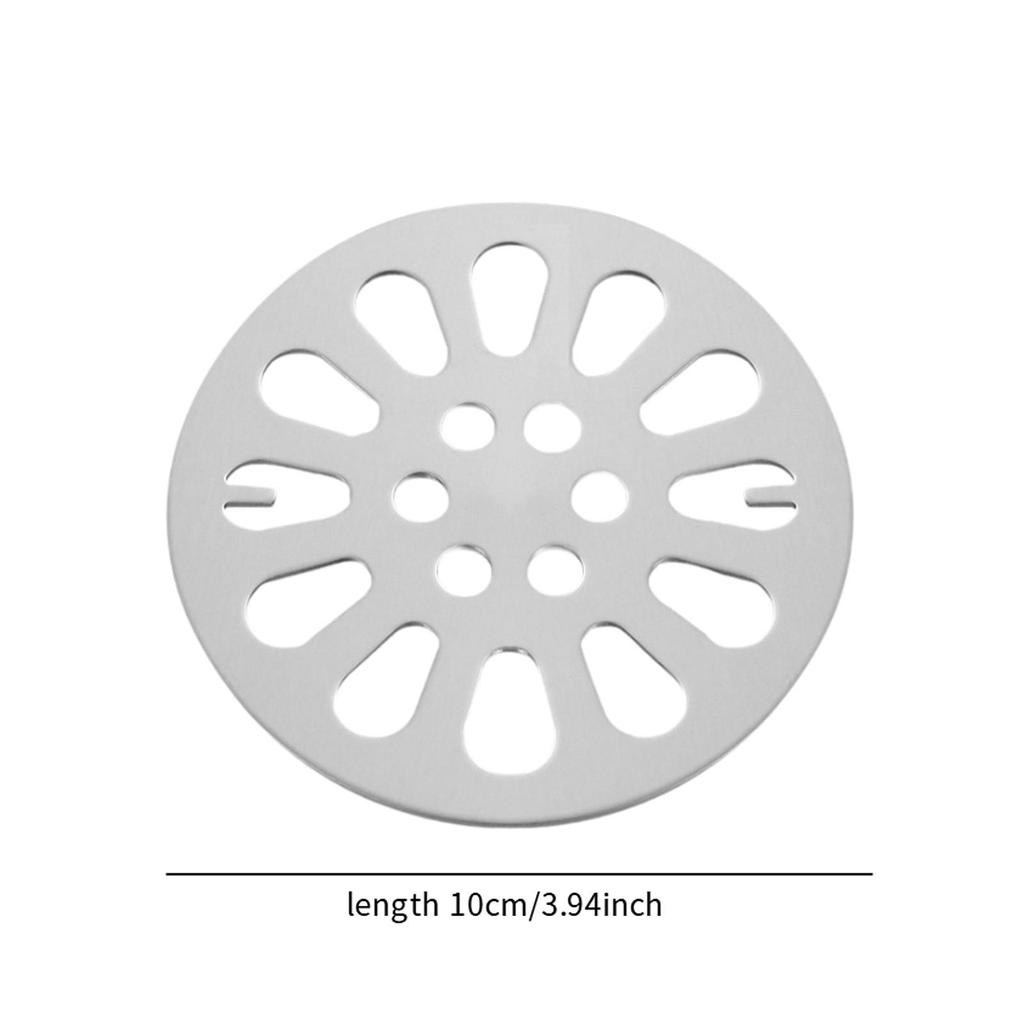 5 Pieces Floor Drain Cover Shower Drainer Cover for Bathroom Basement Toilet