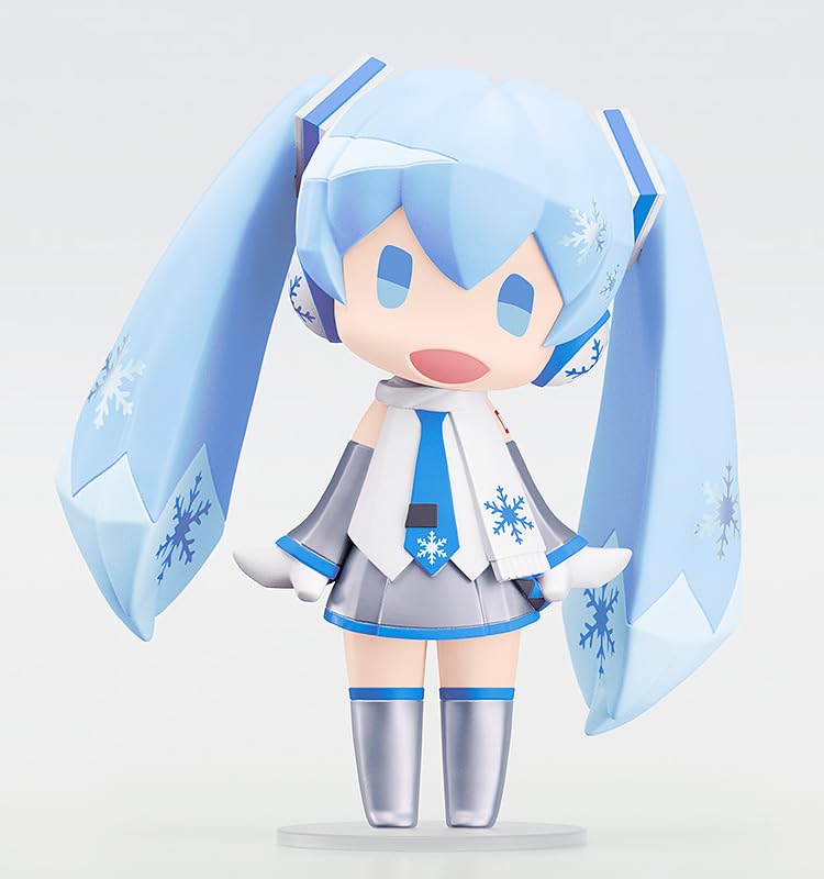 GOOD SMILE Snow Miku Plastic Painted Movable Figure HELLO! HELLO! Non-scale