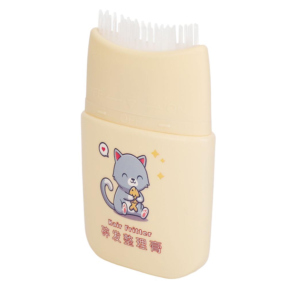 Kids Broken Hair Finishing Stick 80ml Portable Anti Frizz Comb Shaped Hair Wax Stick for Children