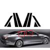 8 Stuks Glanzend Zwart Pilaar Posts Passend Voor Jaguar XJ X351 2009- 2010 2011 2012 Deur Raam Sierlijst Afdekking Exterieur