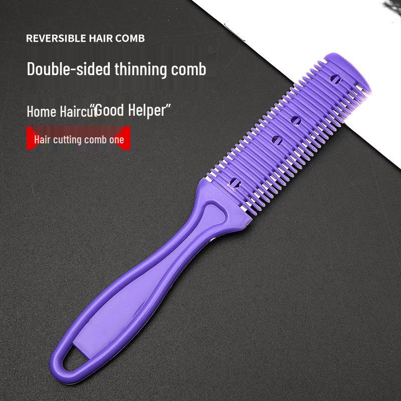 

Двусторонняя филировочная расческа: Профессиональные парикмахерские ножницы для тонких волос для самостоятельной стрижки