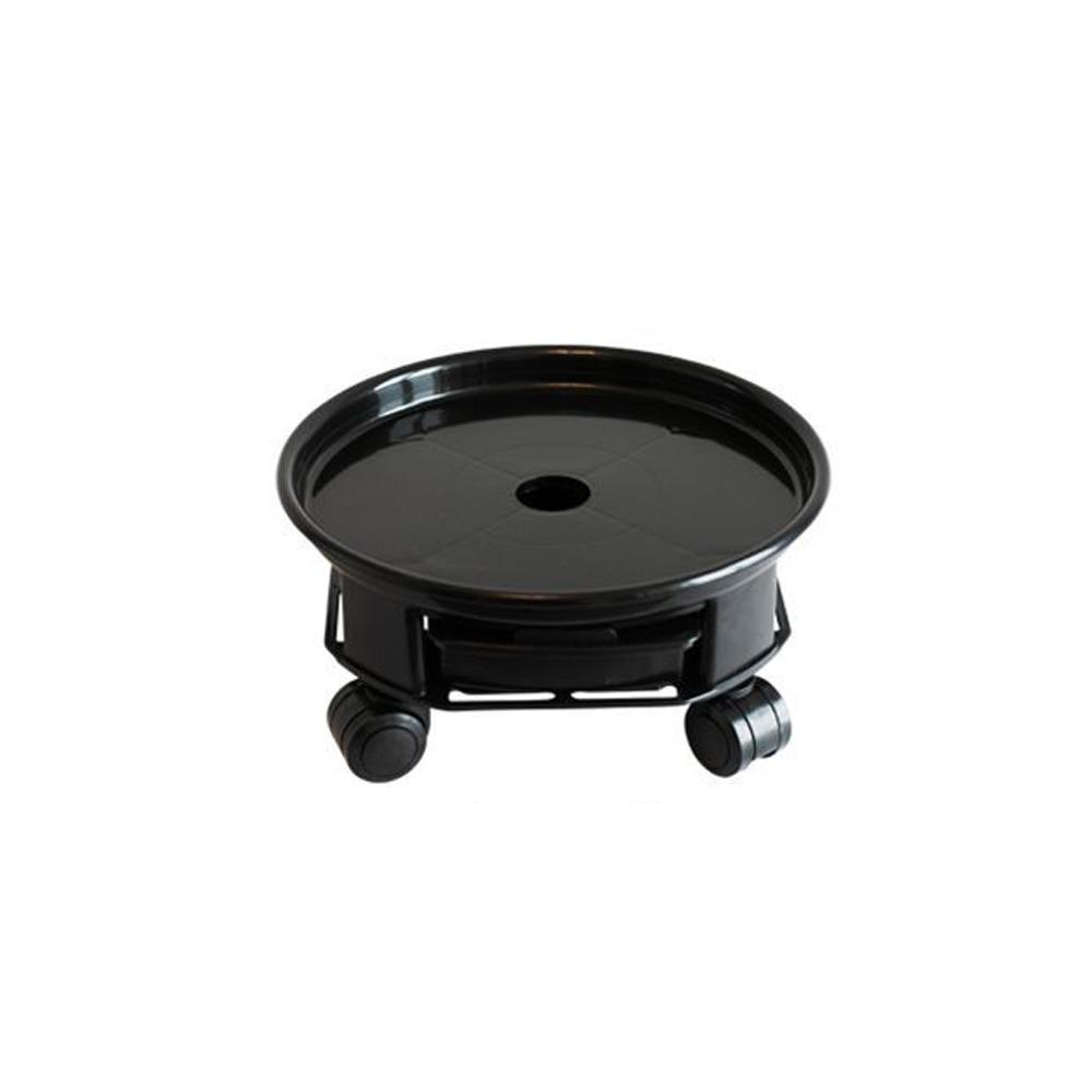 360-degree Rolling Movable Flower Pot Tray Round Flower Planter Stand Flower Pot Mover  Indoor Use