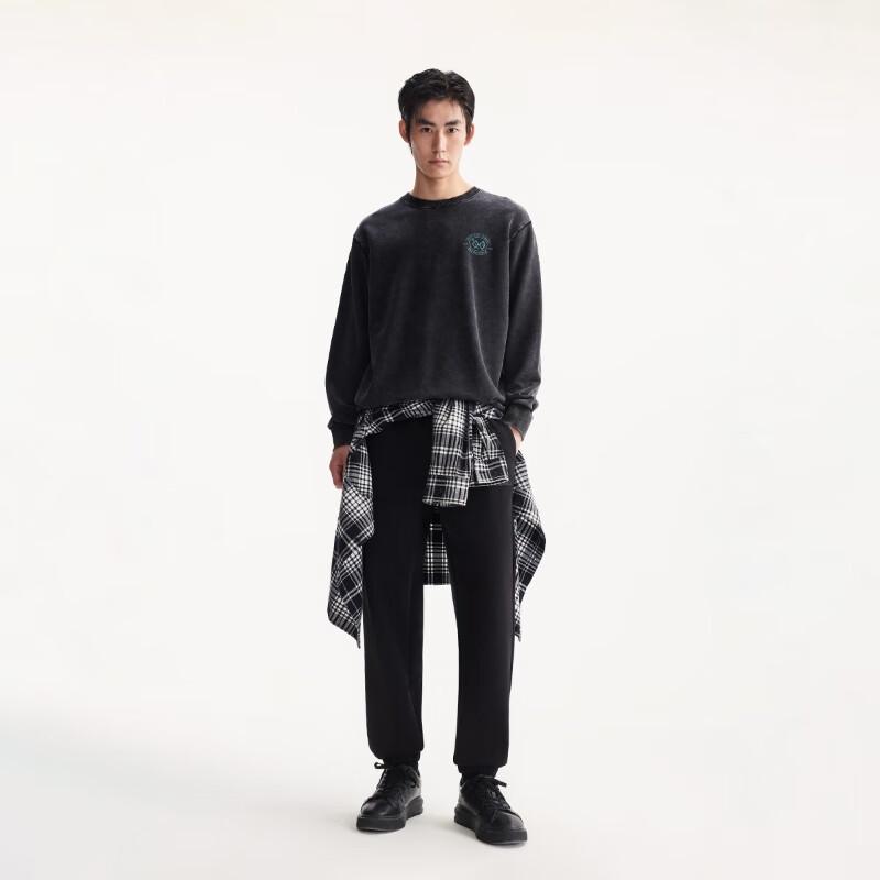 Jack&Jones Men's Embroidered Cuffed Sweatpants