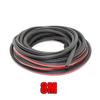 Double Layer Car Door Rubber Seal Stripe Noise Insulation Sealing Strip for Car Truck Hood Sealant Sound Insulation Tape 5/8/10M