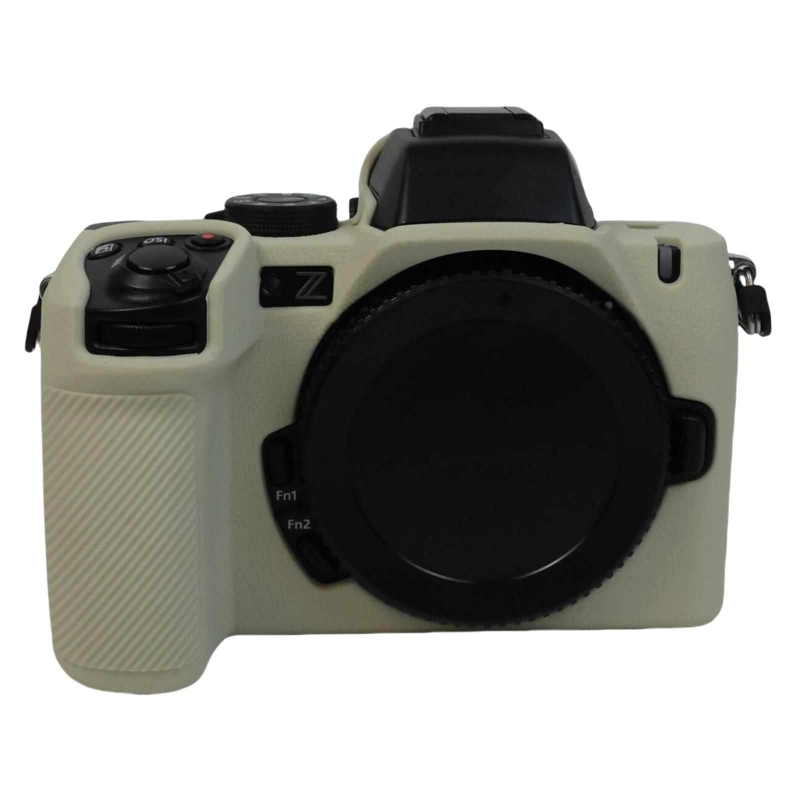 

For Nikon Z 50 II Silicone Case Protective Cover Portable Shock Resistant Camera Sleeve B