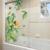 Colorful Tropical Plant Leaves Flowers Wall Sticker Removable Waterproof Self-Adhesive Home Wall Decor