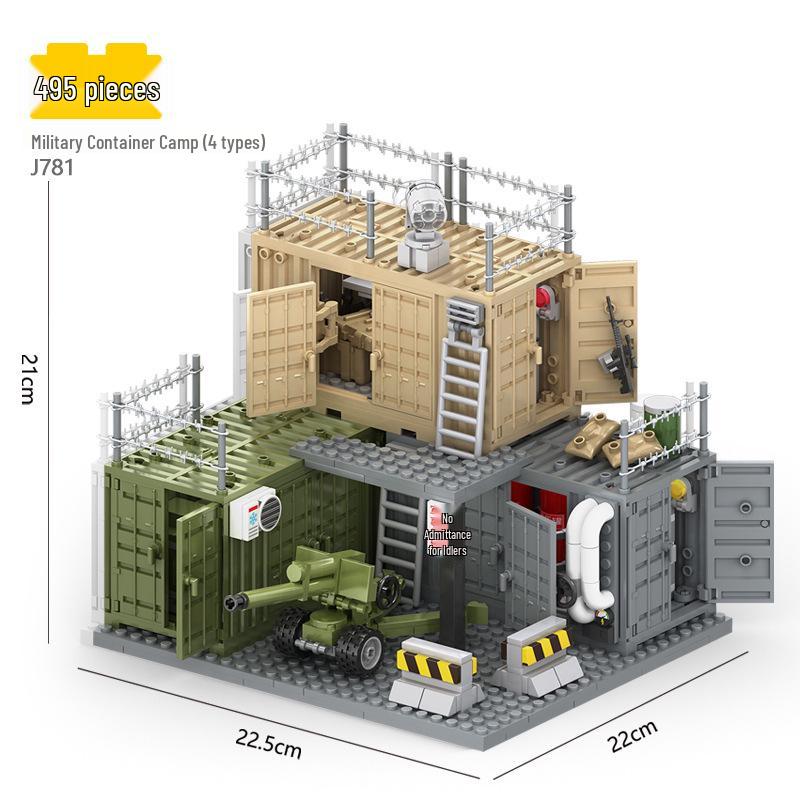 Toby Lion J781 Fire Pump Room Building Blocks