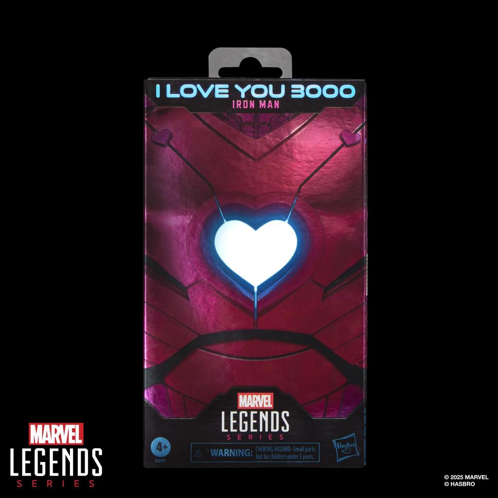 Hasbro MARVEL Marvel Legends Series Iron Man I Love You 3000 Collectible Action Figure Gift G2117 Authentic 6-Inch