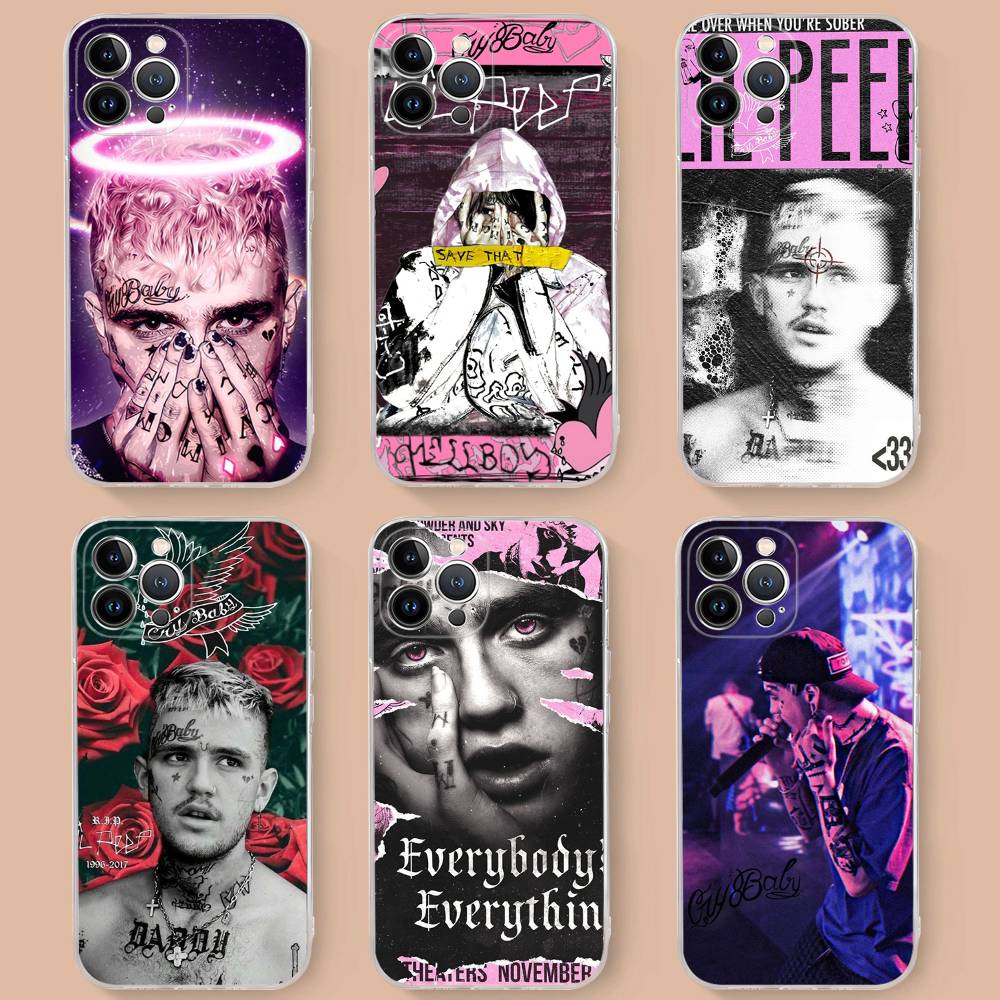 Emo Rapper Lil Peep TPU Silicone Case For IPhone 11 12 13 14 15 16 17 Pro Max Shockproof Clear Back Cover